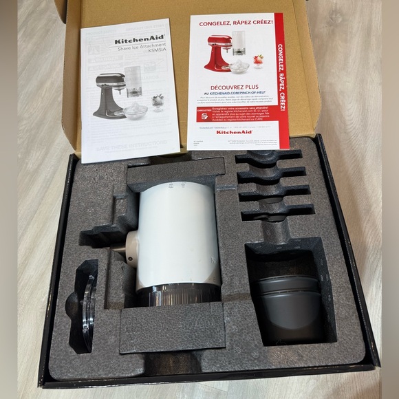 KitchenAid Red Shave Ice Attachment - Picture 4 of 5